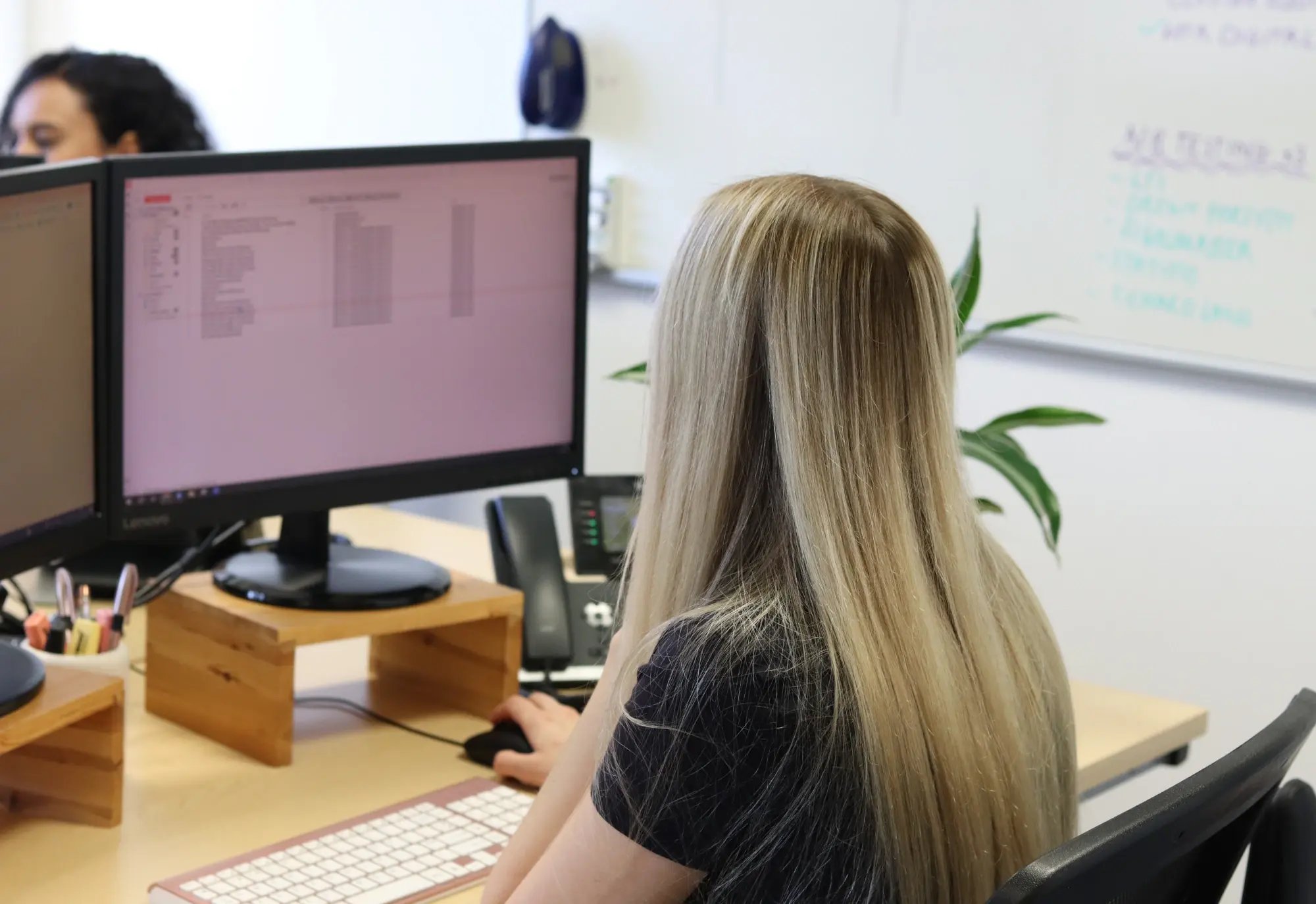 Charlotte at JDR building an ecommerce website on Shopify